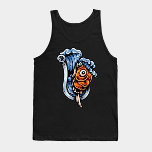 Fish Hook And Fish Head Tank Top